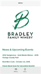 Mobile Screenshot of bradleywinery.com